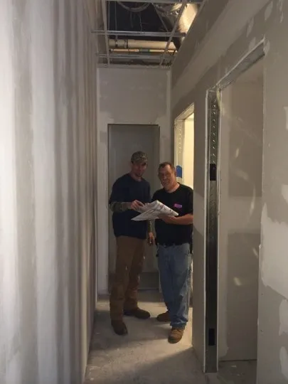 Unfinished Hallway